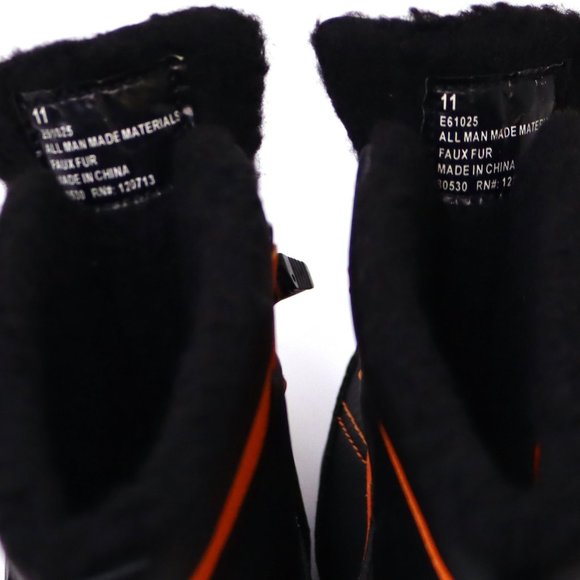 Totes Kid's Adventure Gear Black Mid Calf Lace Up Snow Boots Girls Size 11 NWOT - Picture 6 of 6